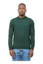 pull-vert-coupe-droite-coton-cotele