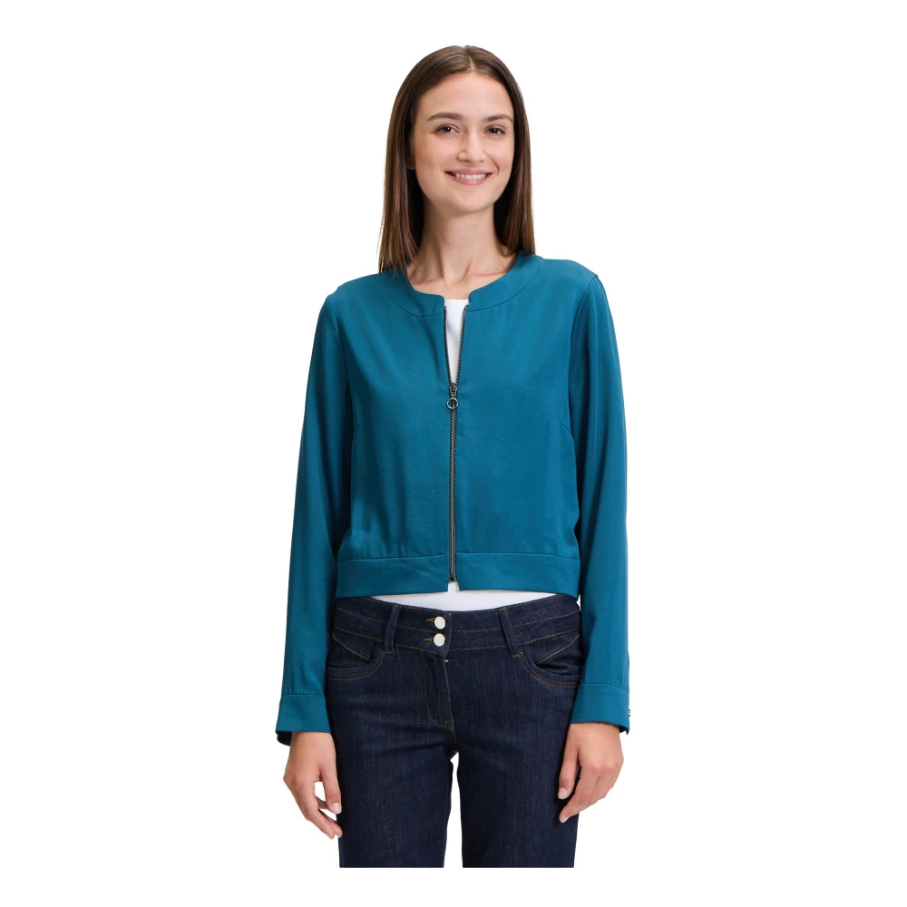 Betty Barclay Casual Jack Langarm Blue Dames