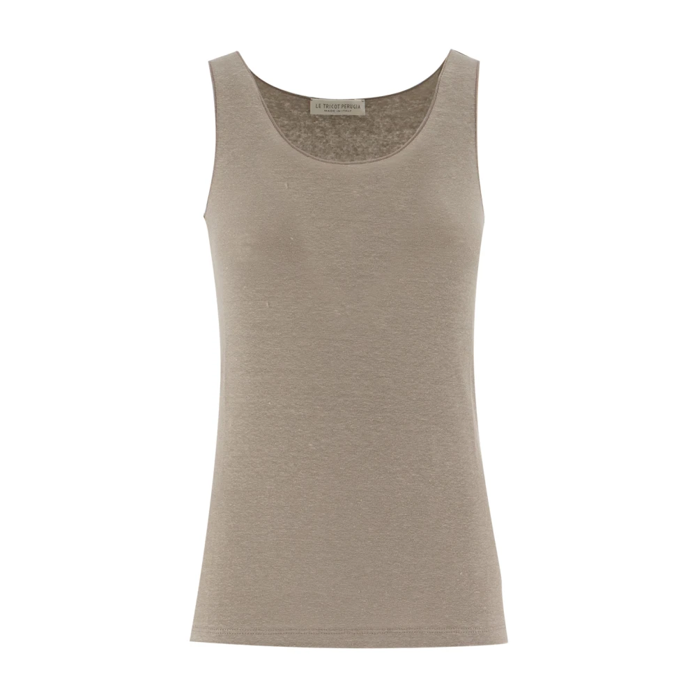 Tops > Sleeveless Tops - - Le Tricot Perugia - Modalova