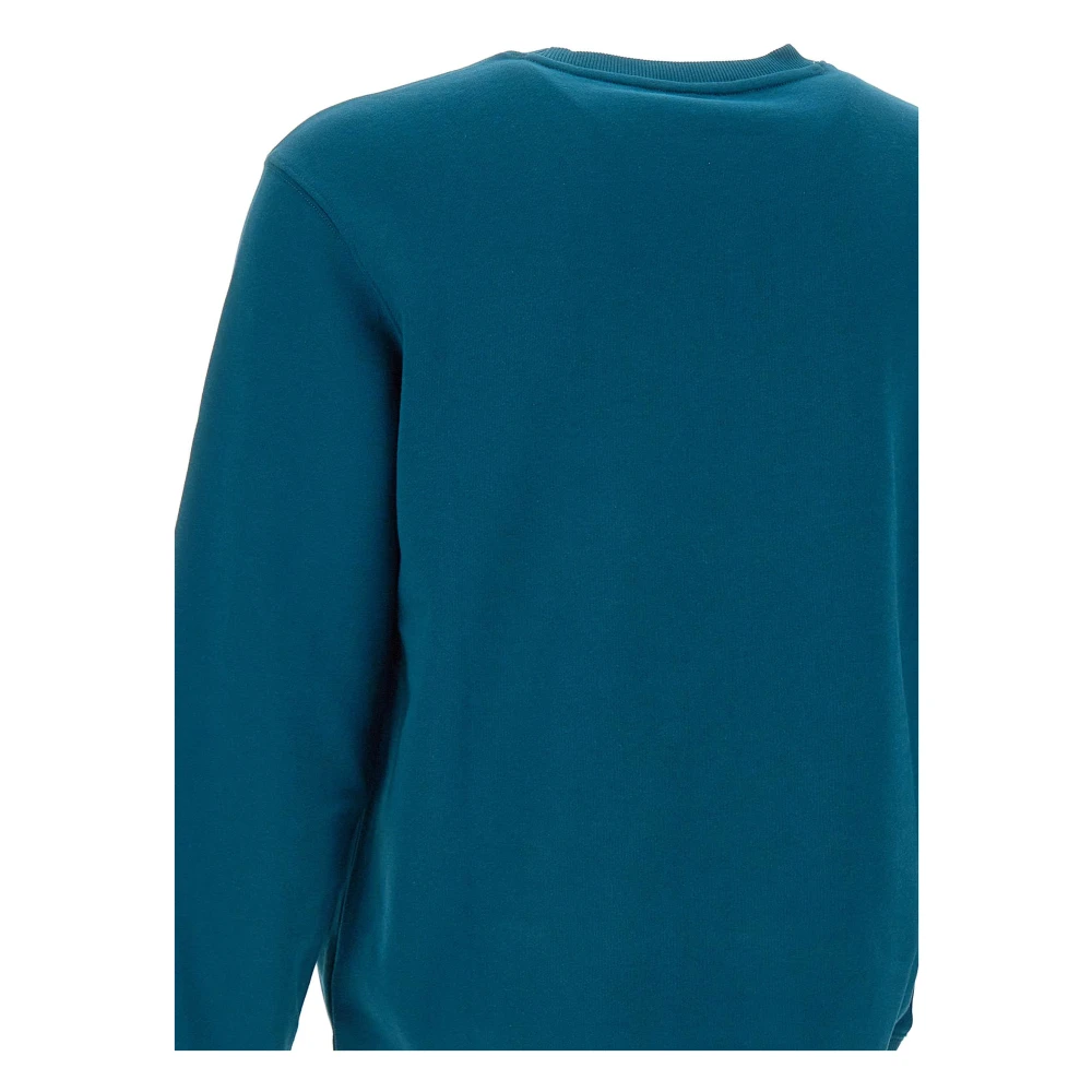 Sun68 Heren Katoenen Crew Neck Sweatshirt Blue Heren