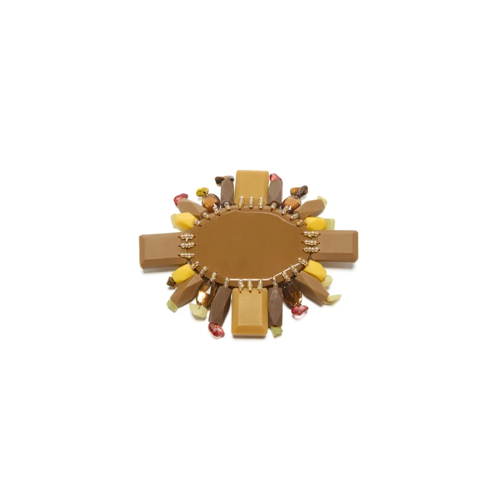 Maliparmi Women's Multicolor Brooches, One Size, Rays Of Elements Brooch