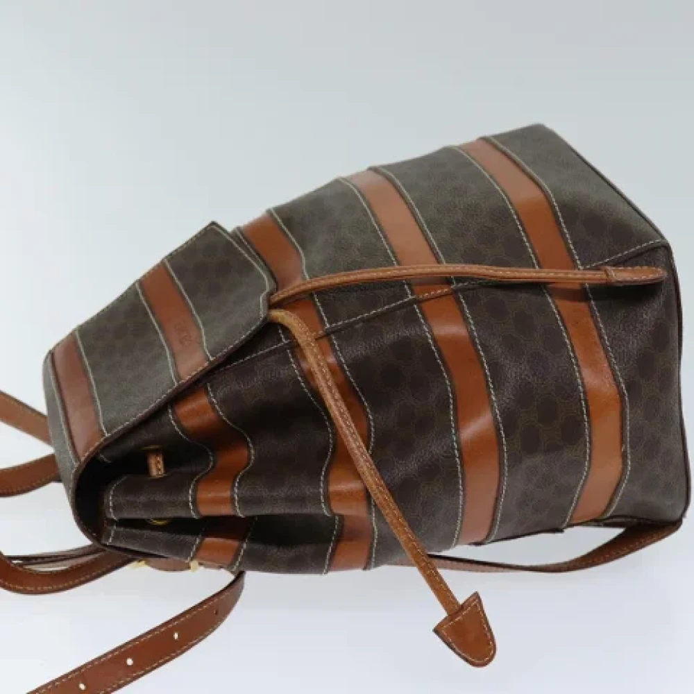 Celine Vintage Pre-owned Leather shoulder-bags Brown Dames