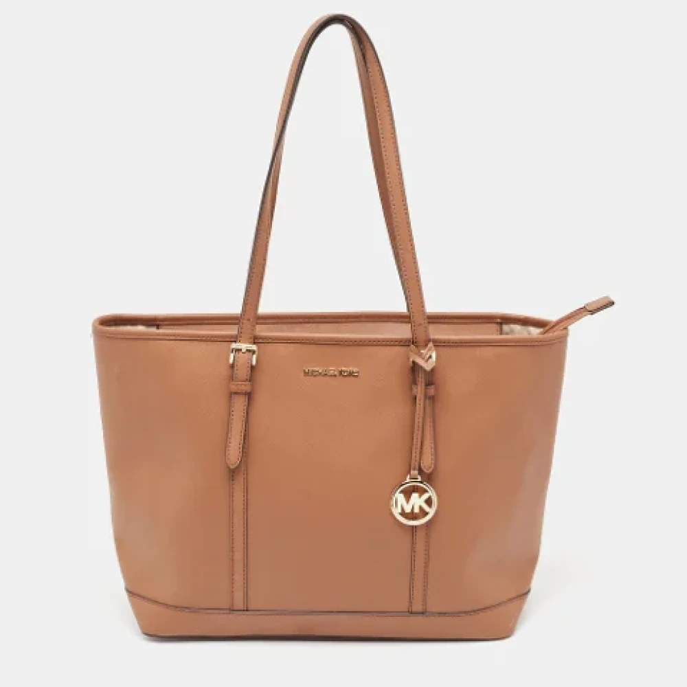 Michael Kors Pre-owned Leather totes Brown Dames