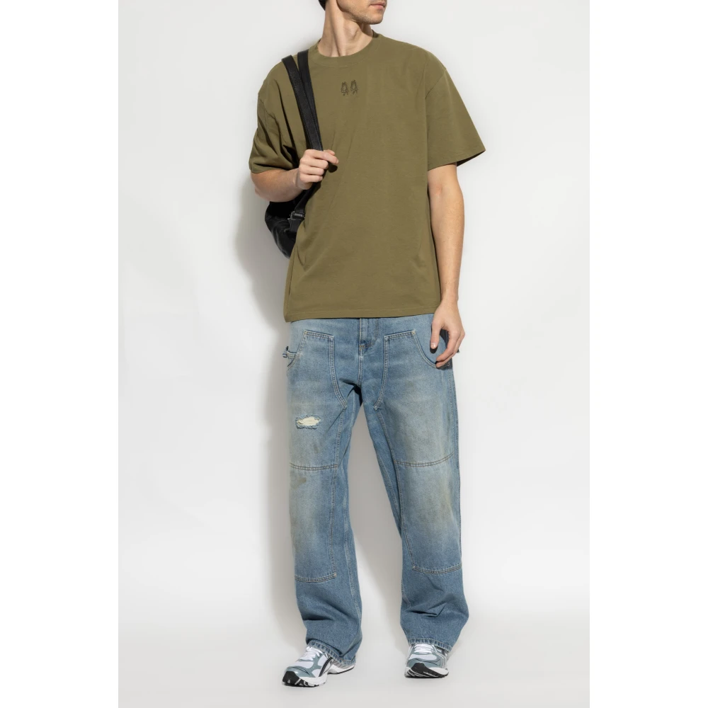 44 Label Group Katoenen T-shirt Green Heren