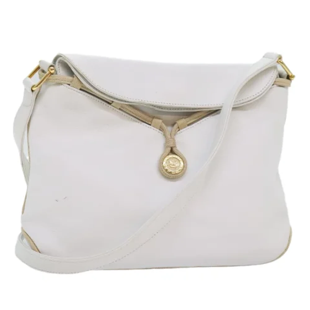 Celine Vintage Pre-owned Leather celine-bags White Dames