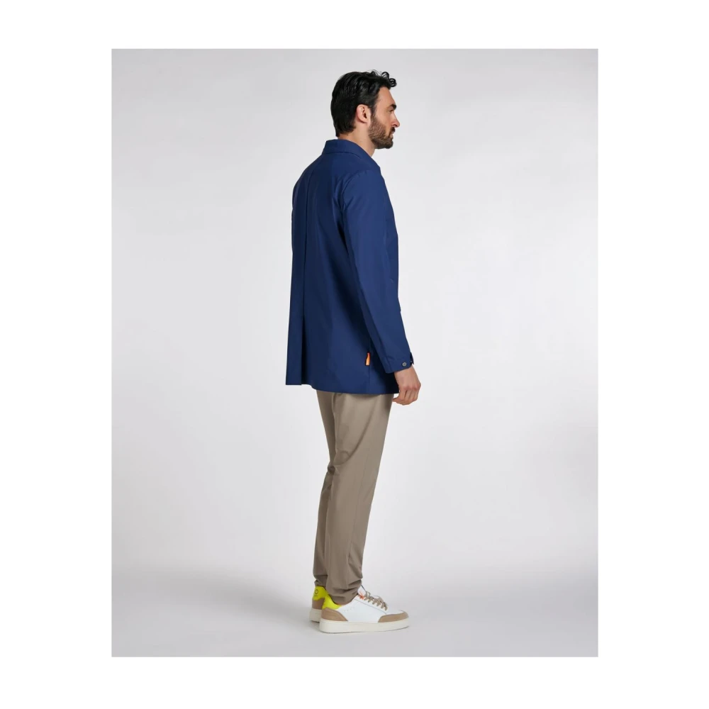 Suns Nylon Parka Jassen Blue Heren