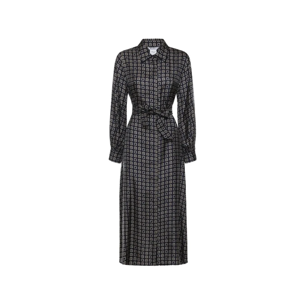 Max Mara Femme Bleu Robes, Taille: 40 Fr Mxmcadmio Dress
