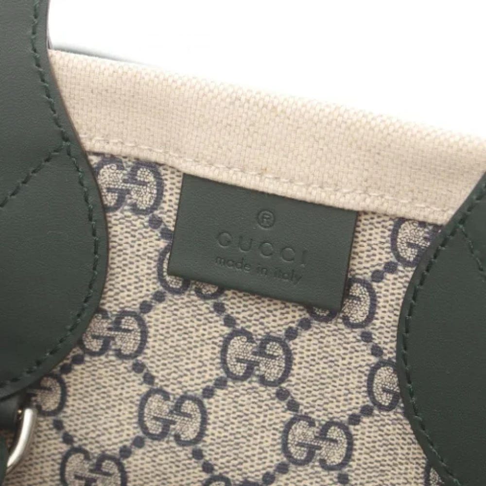 Gucci Vintage Pre-owned Leather gucci-bags Beige Dames