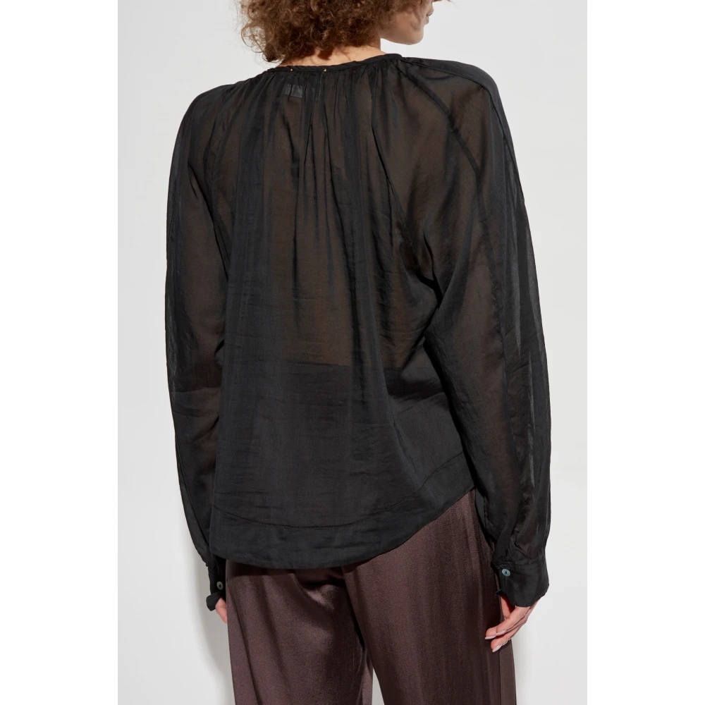 Forte Loszittende top Black Dames