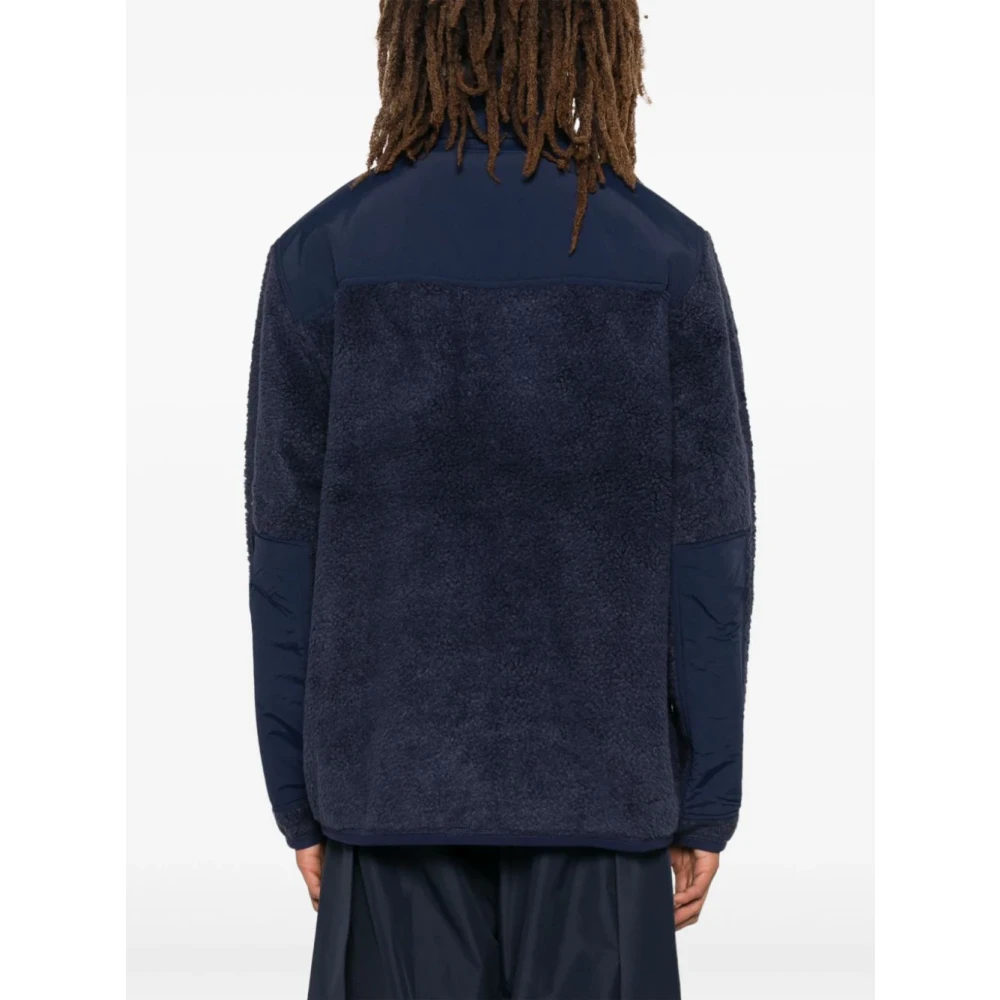 Polo Ralph Lauren Blauwe Jas met Ritssluiting en Stretchboorden Blue Heren