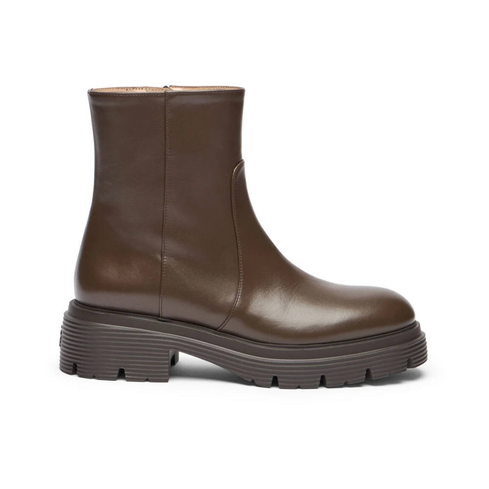 Stuart Weitzman Brown Ankle Boots, Female, 6 Uk, Hudson Lite Zip Bootie