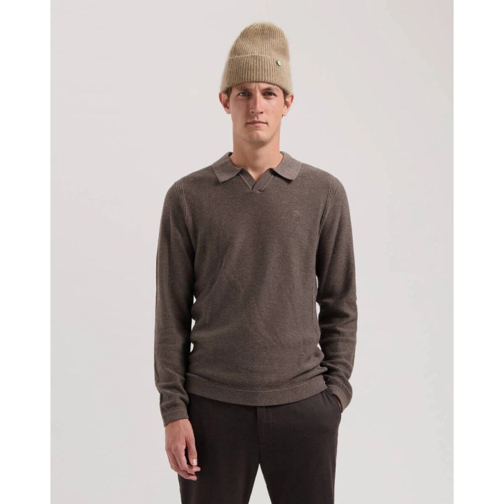 Dstrezzed Mercury Polo Pullover Brown Heren