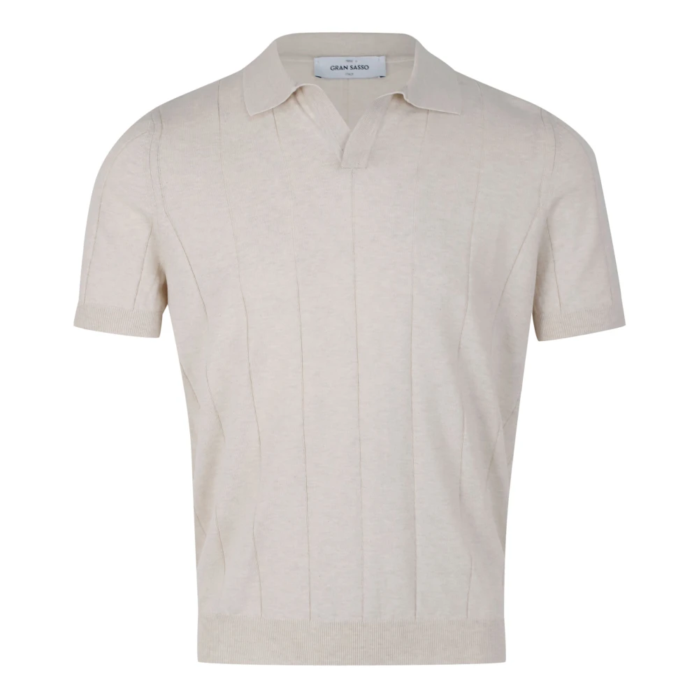 Gran Sasso Stijlvolle Shirts en Polo's White Heren