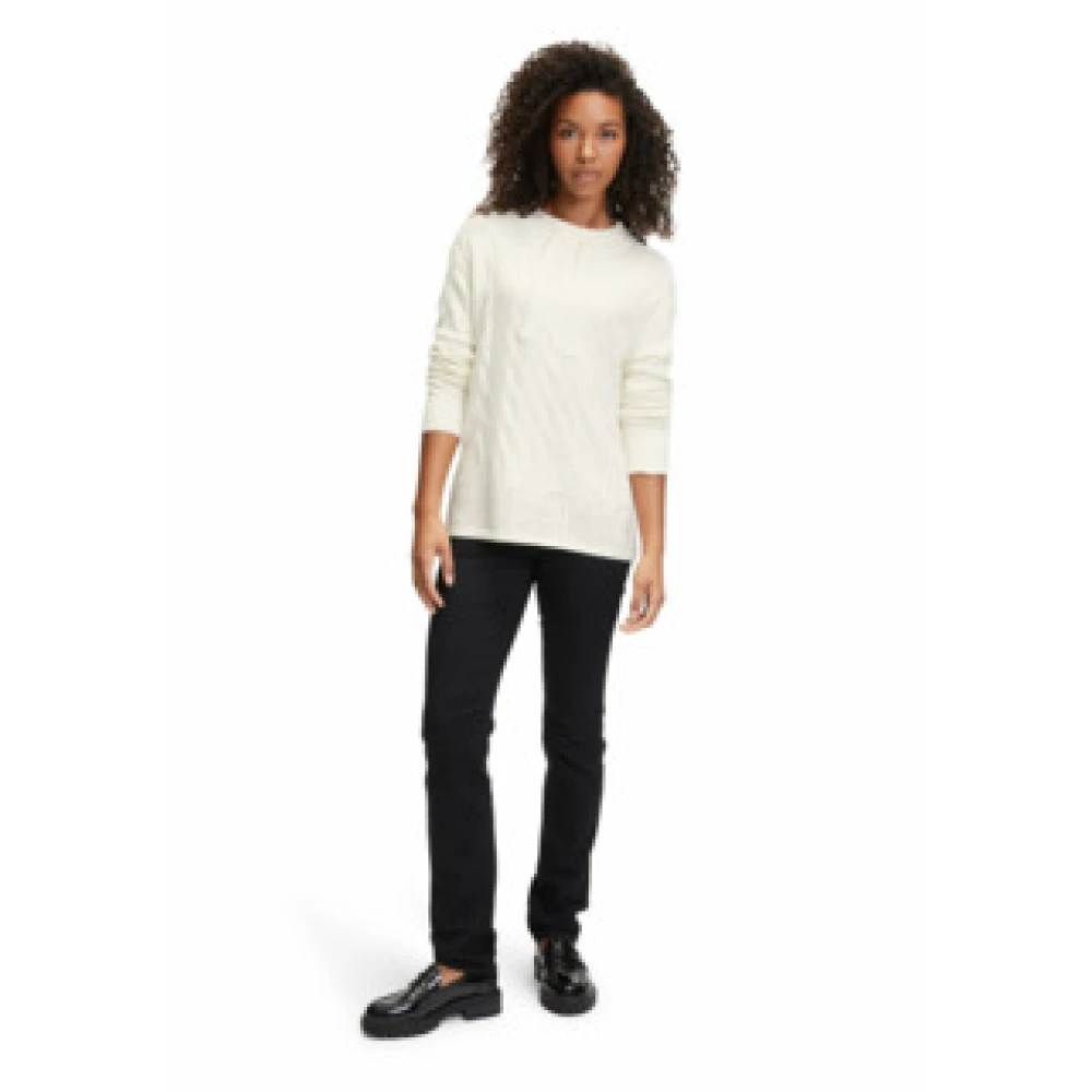 Betty Barclay Kort Gebreide Trui Beige Dames