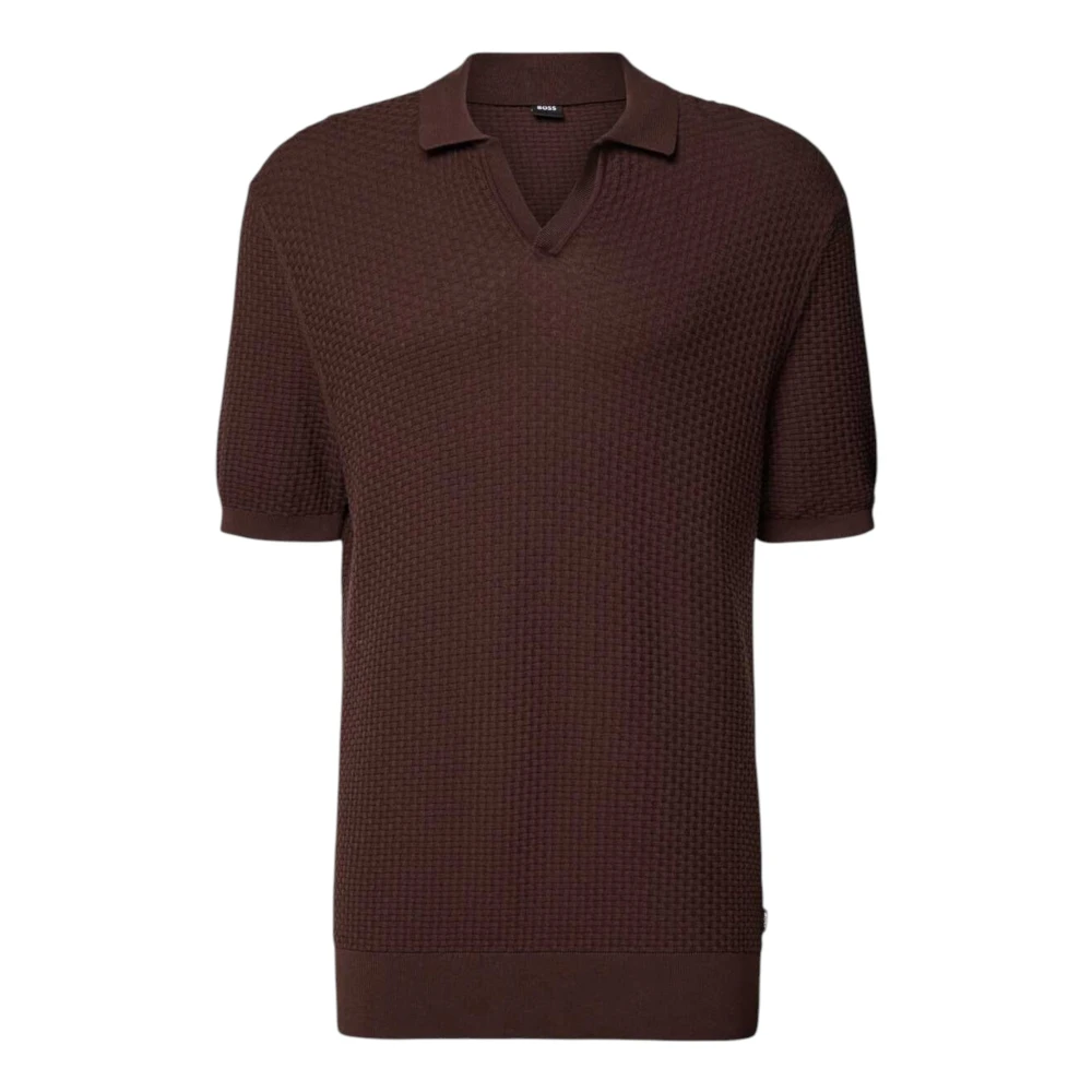 Hugo Men's Brown Natalo Polo Shirt - Polo Shirts - Xl - Tops