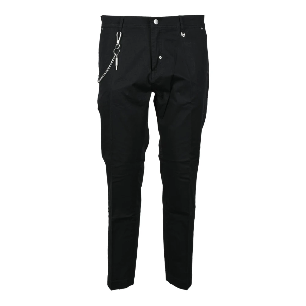 Antony Morato Chino broek met ritssluiting Black Heren