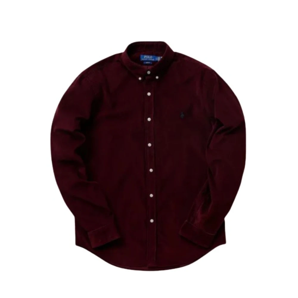 Polo Ralph Lauren Katoenen poloshirt met geborduurd logo Red Heren