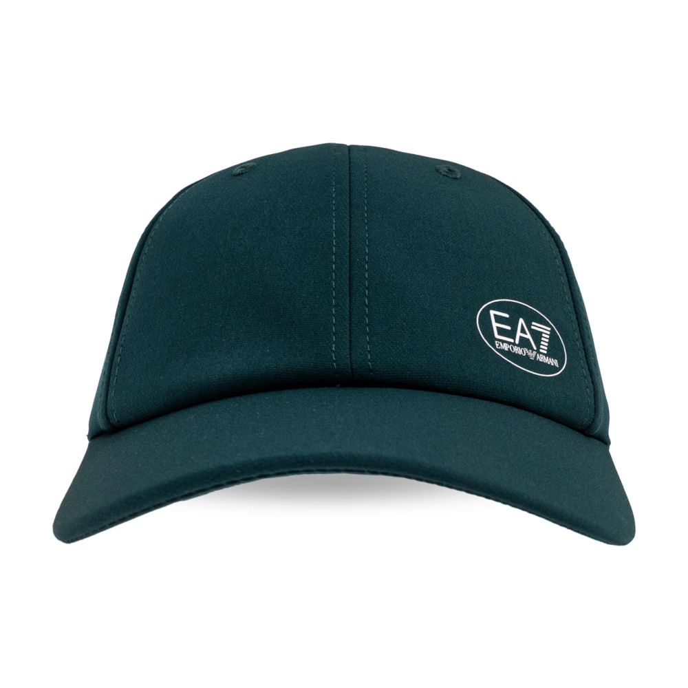 Emporio Armani Ea7 Donna Verde Cappellino Da Baseball