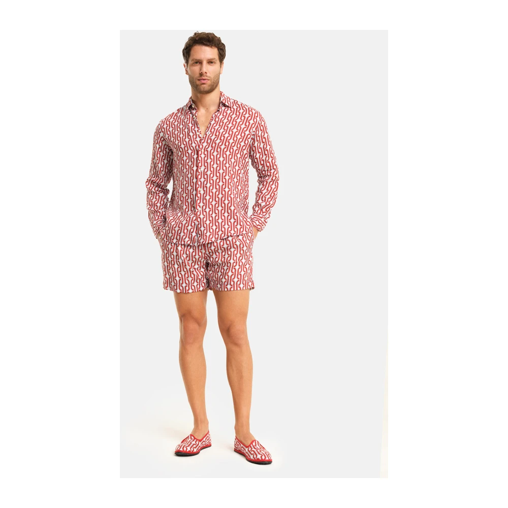 Peninsula Linnen Shirt ViBi Venezia Multicolor Heren