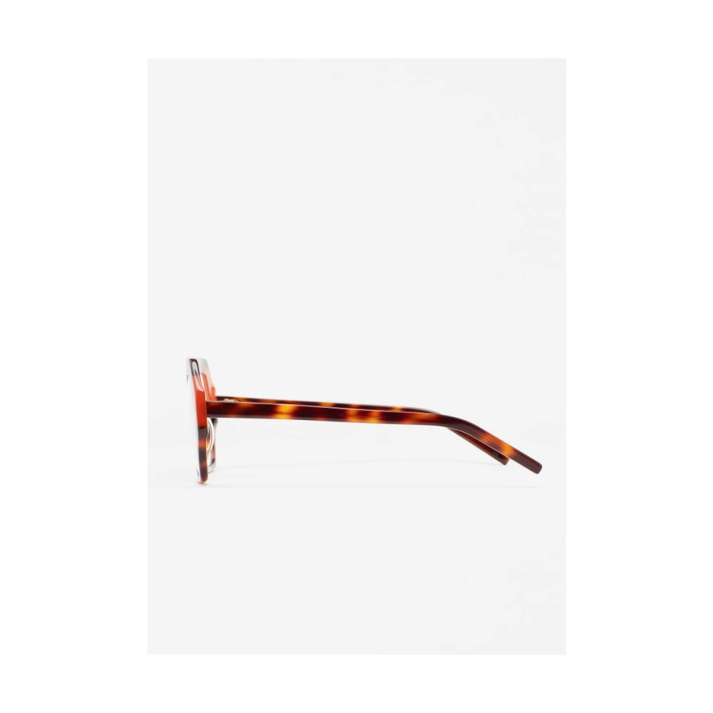 Kaleos Hexagonale Bruine Brilmodel Gladstone Brown Unisex