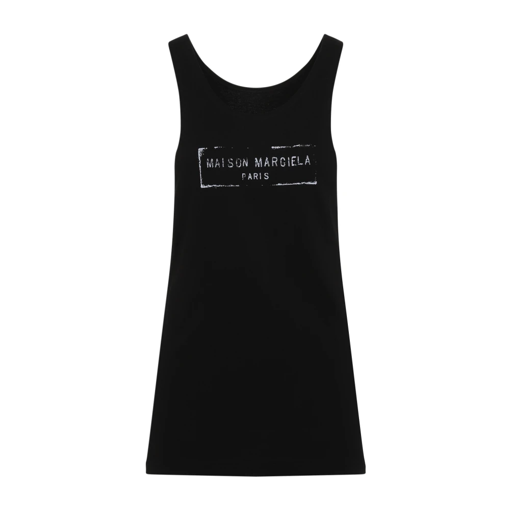 Maison Margiela Stijlvolle Tanktop voor Vrouwen Black Dames