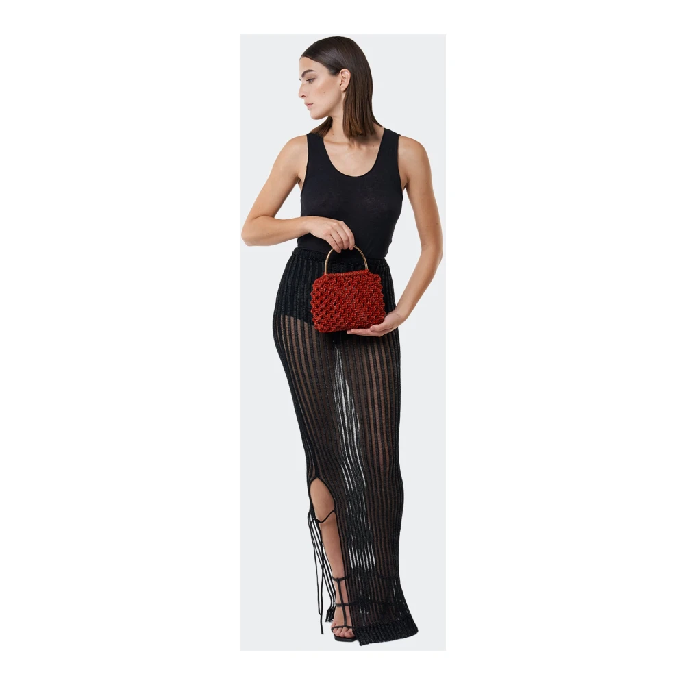 Hibourama Stijlvolle Alice Handtas Red Dames