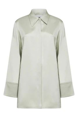 Oversized Satin Shirt