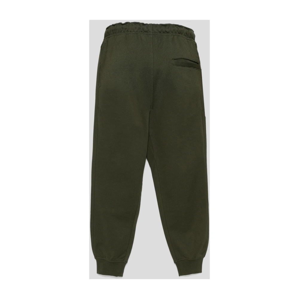 Y-3 Terry Cuffed Joggers van katoen Green Heren