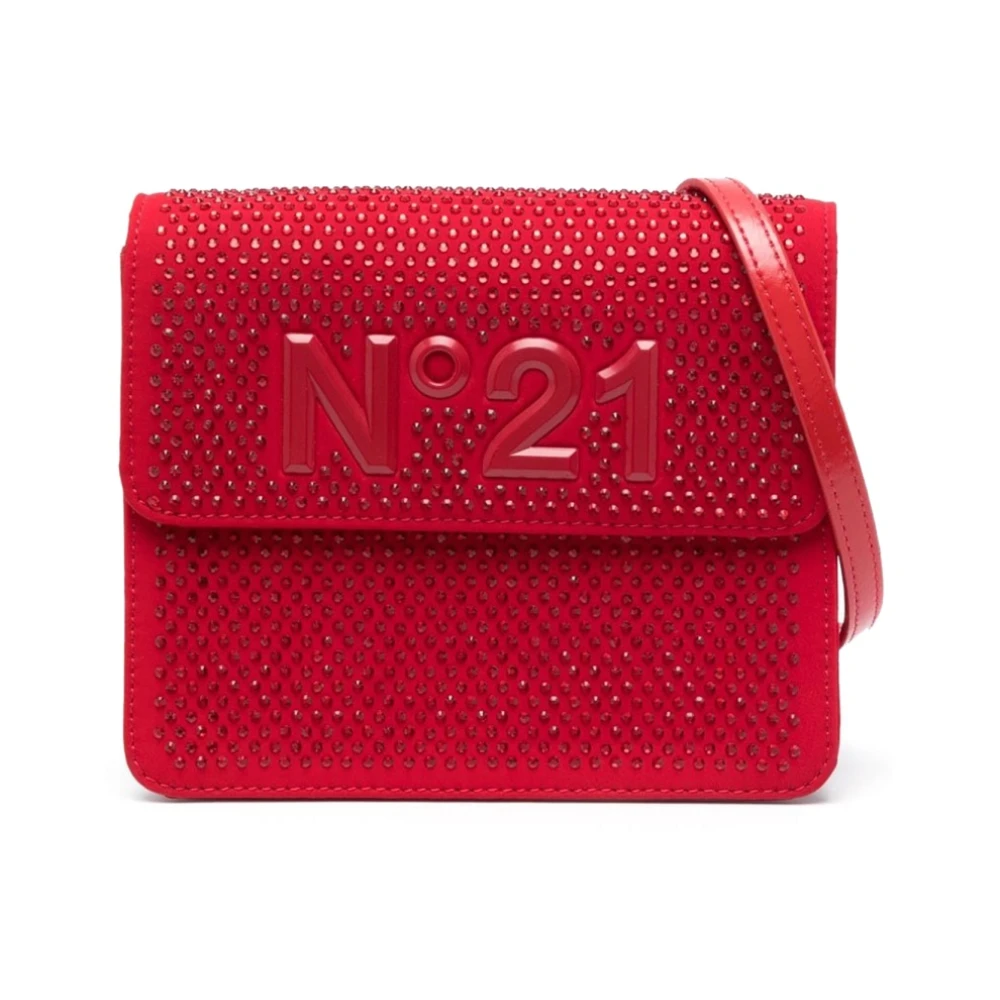 N21 Stijlvolle Cross Body-tas van polyester Red Dames