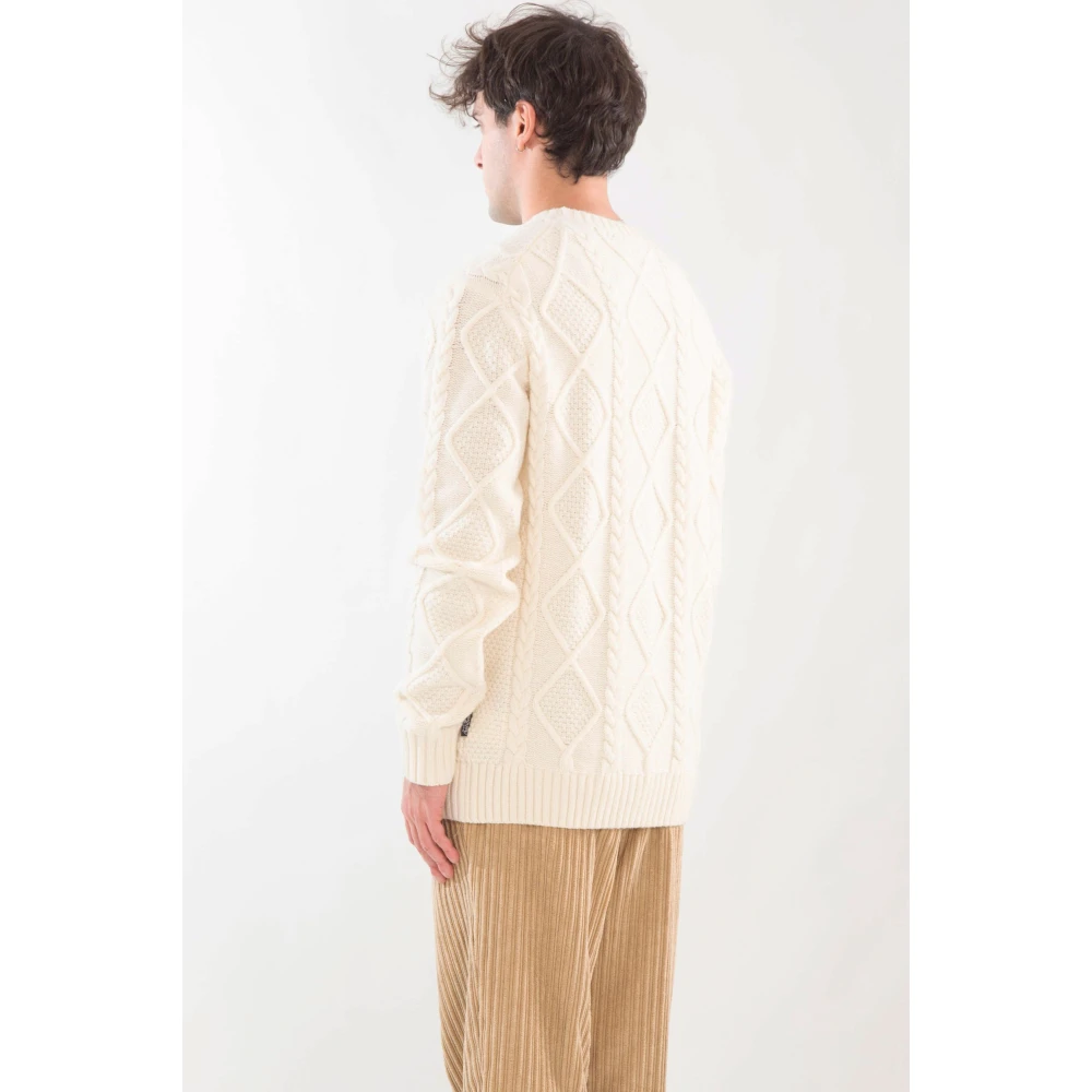 MC2 Saint Barth Kabeltrui in Bergen Cortina White Heren