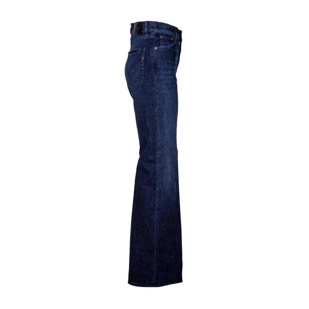 Dondup Stijlvolle Wide Jeans voor Mannen Blue Dames