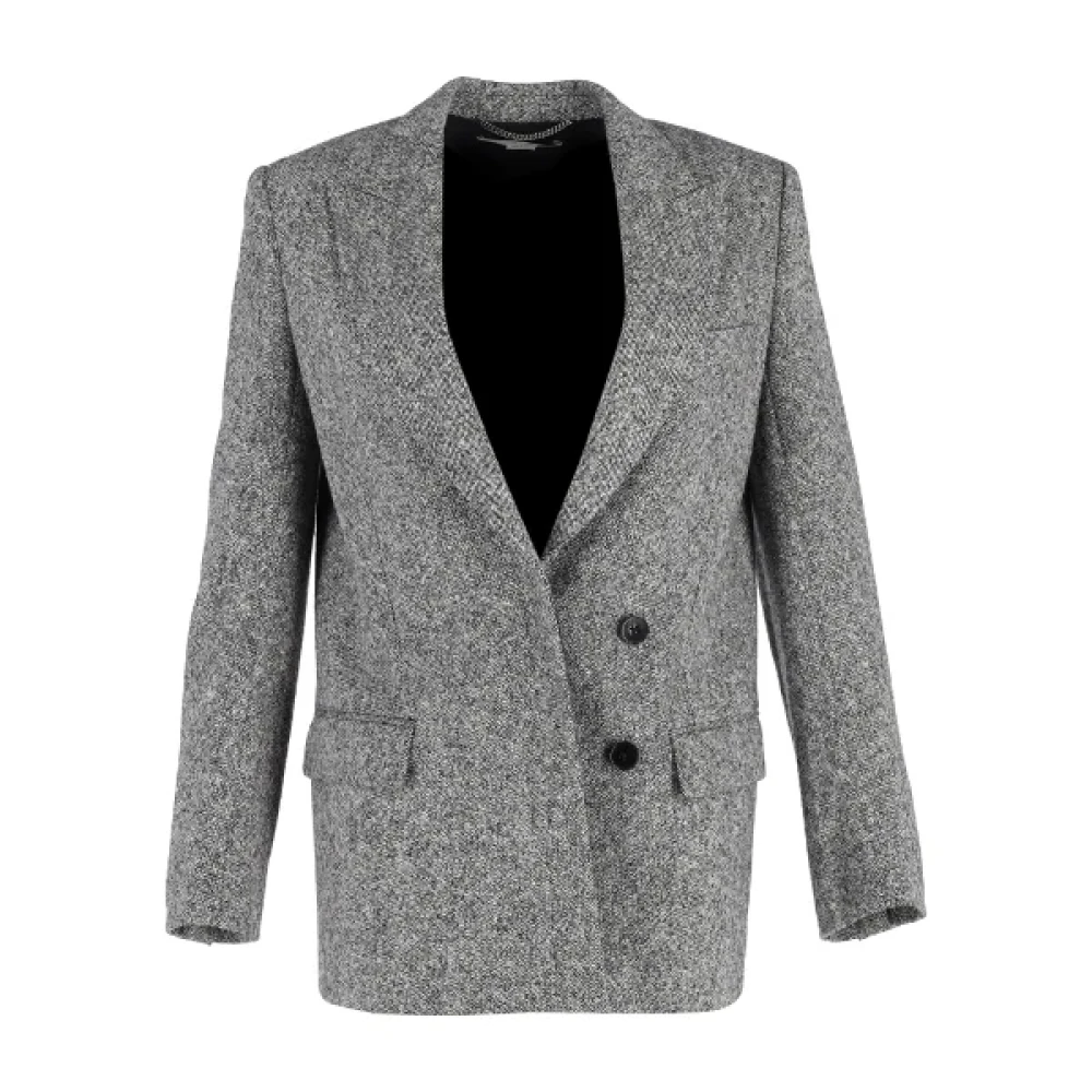 Stella McCartney Pre-owned Wool outerwear Gray Dames