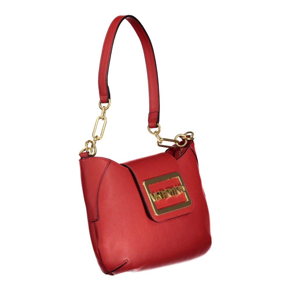 Valentino by Mario Valentino Rode Schoudertas met Afneembare Band Red Dames