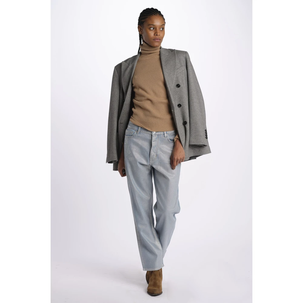 Bellerose Zilveren Broek Gray Dames