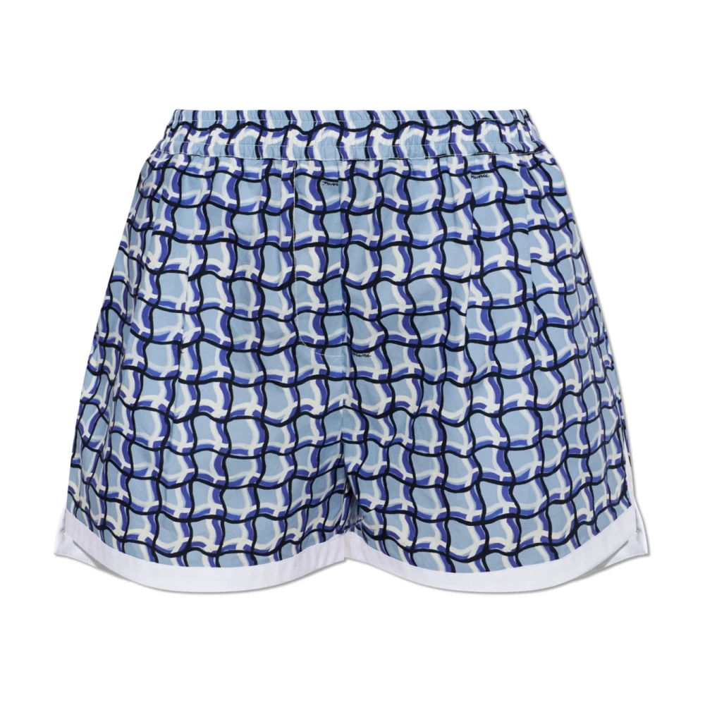 Marni Donna Blu Pantaloncini, 2XS, New,
