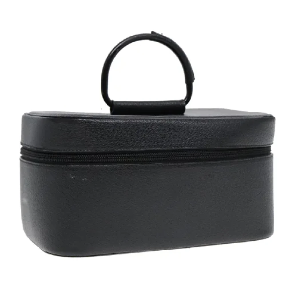 Gucci Vintage Pre-owned Leather pouches Black Dames