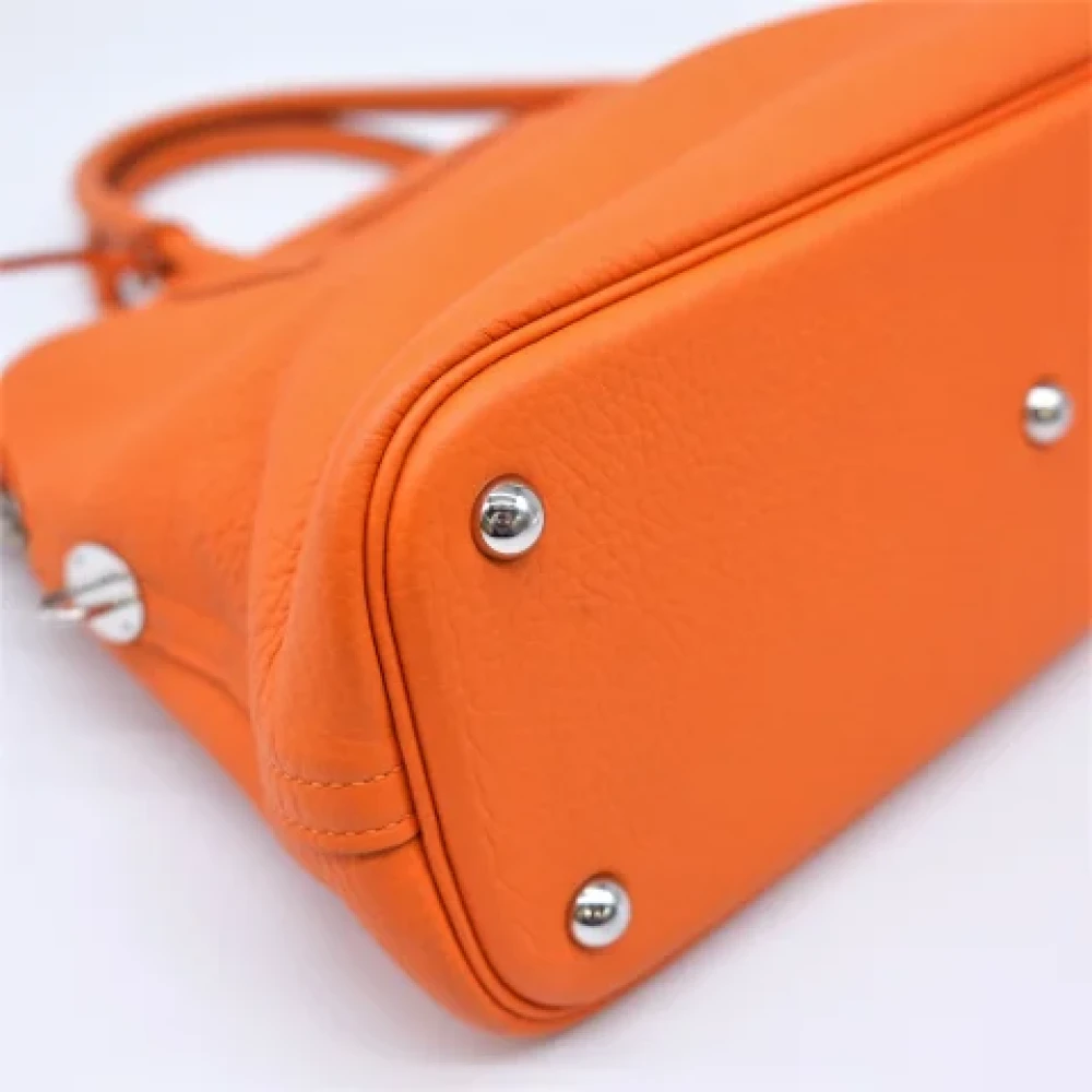 Hermès Vintage Pre-owned Fabric handbags Orange Dames