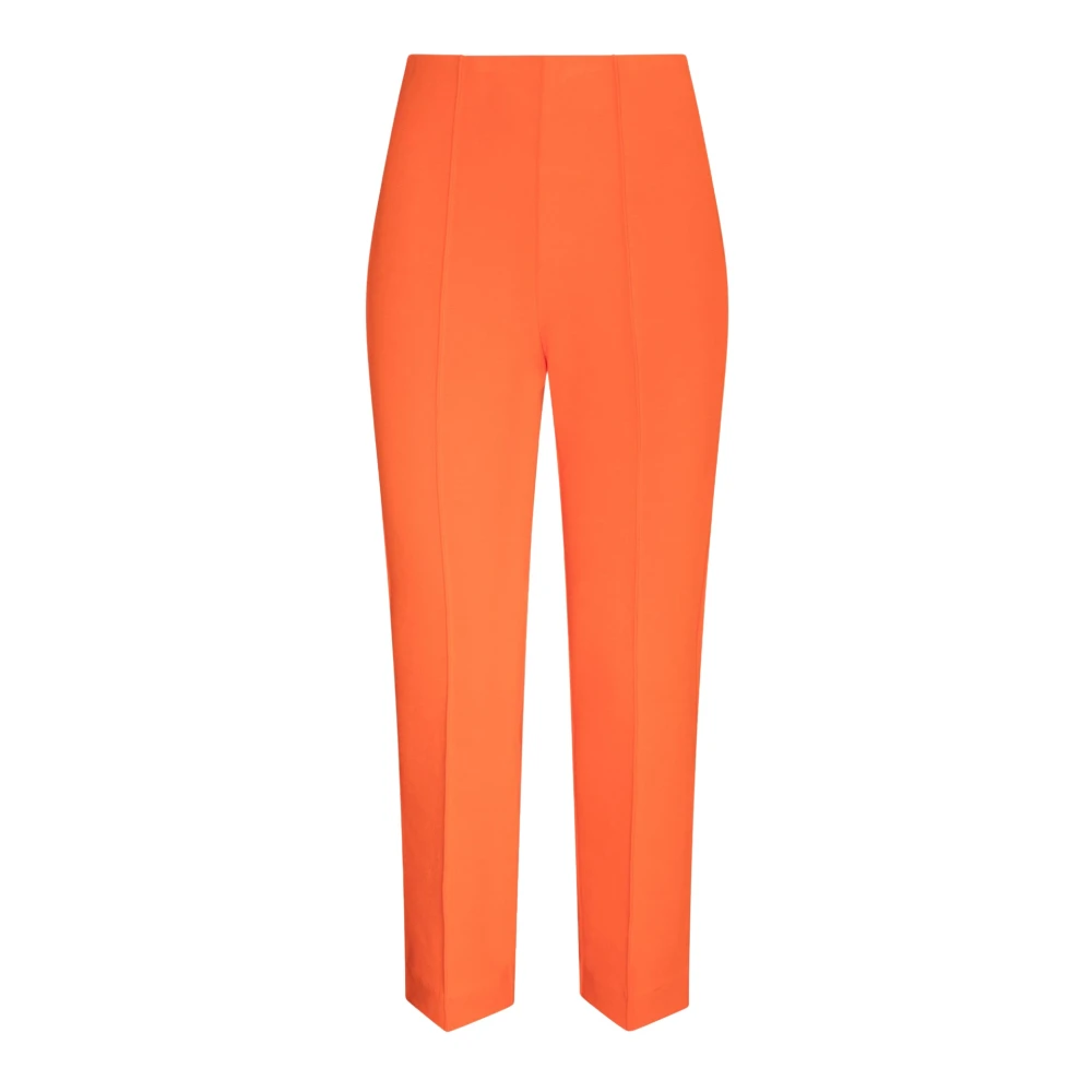 SPORTMAX Oranje Casual Broek Orange Dames