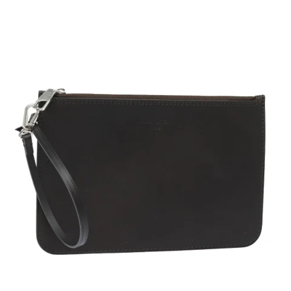 Louis Vuitton Vintage Pre-owned Leather pouches Brown Dames