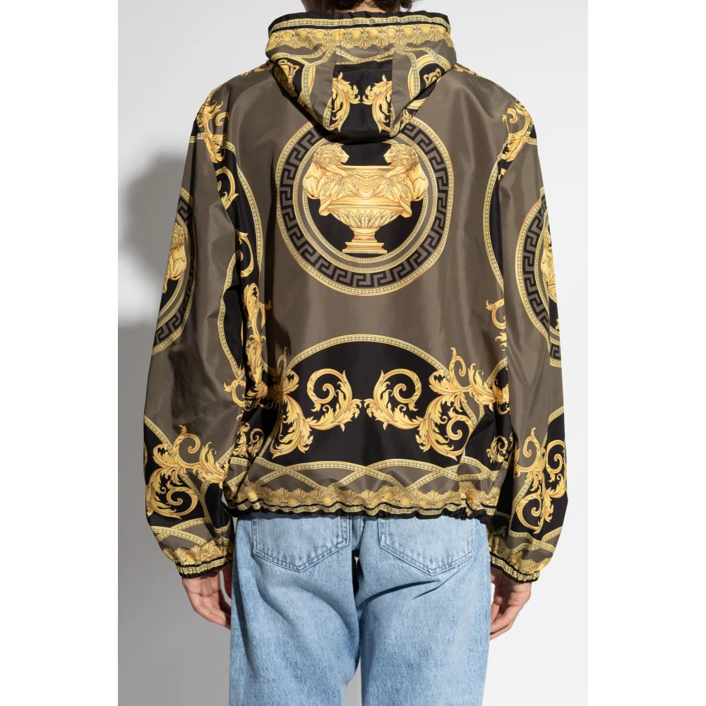 Versace Jas met patroon Black Heren