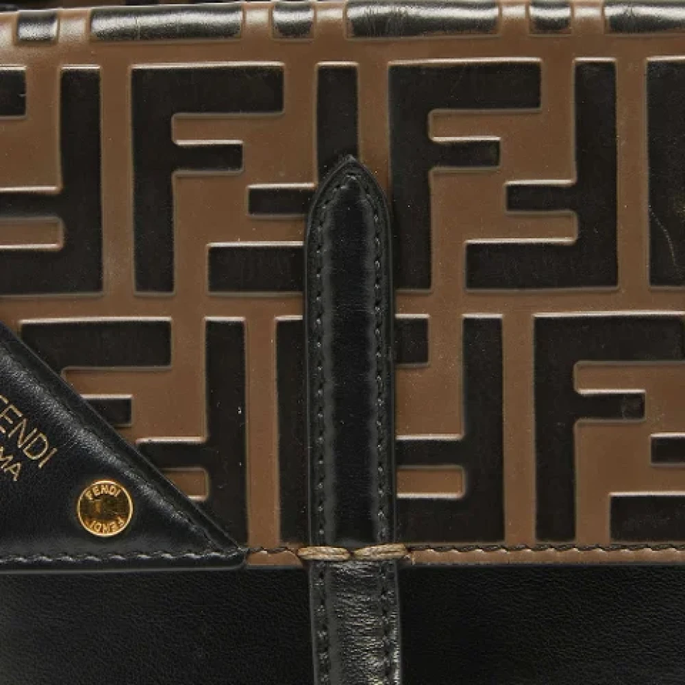 Fendi Vintage Pre-owned Leather fendi-bags Black Dames