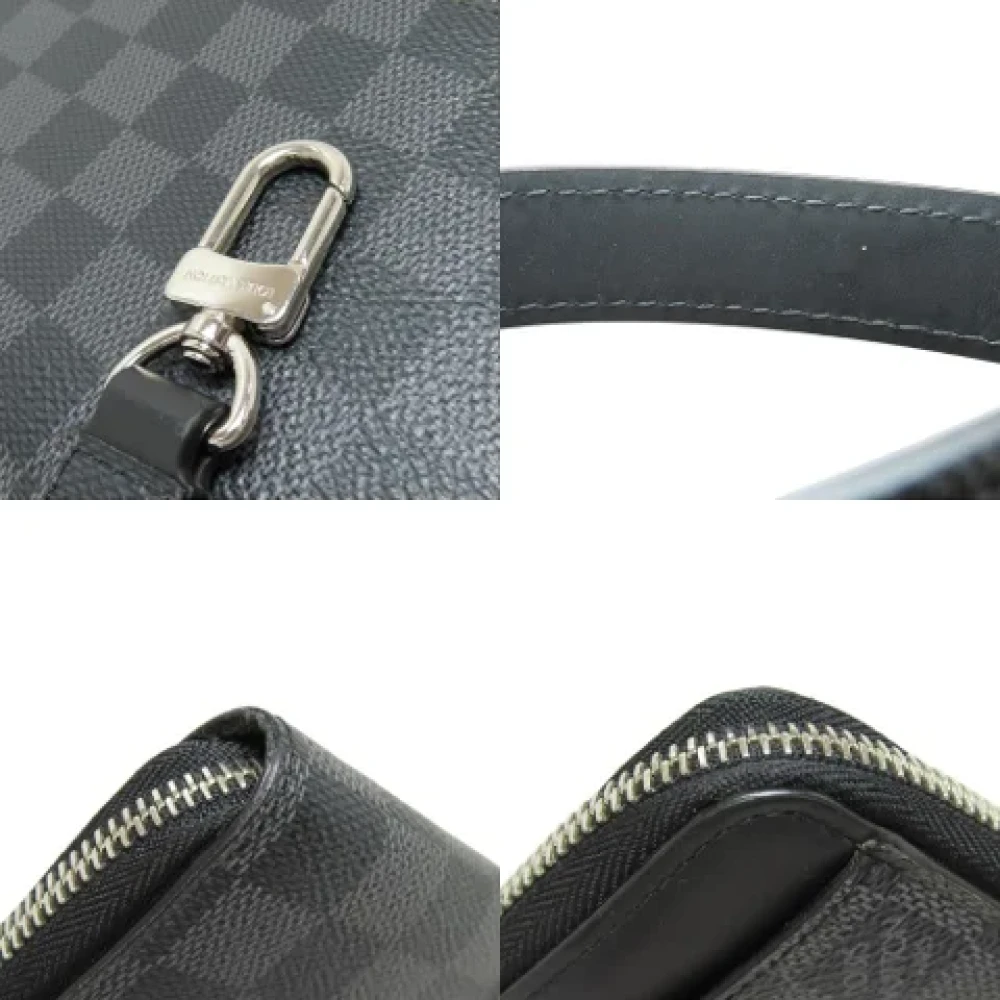 Louis Vuitton Vintage Pre-owned Canvas wallets Black Heren