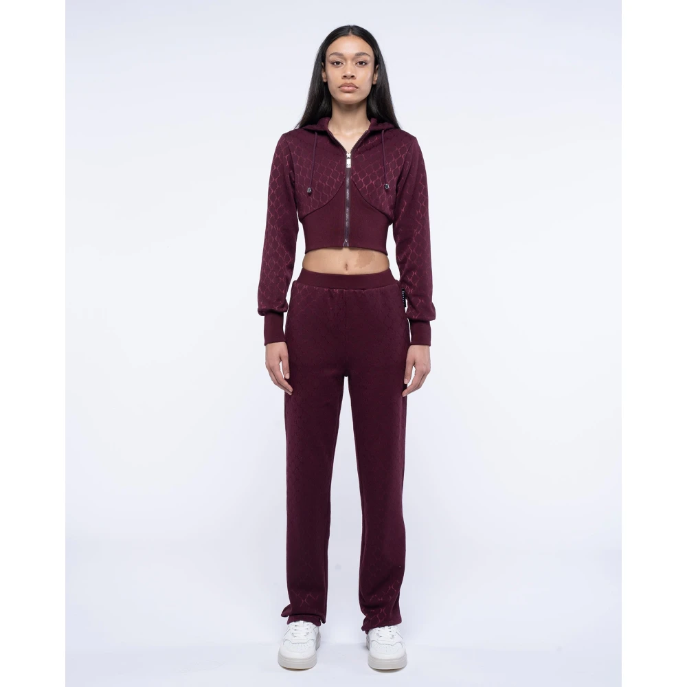 John Richmond Geknipte sweatshirt met rits Red Dames