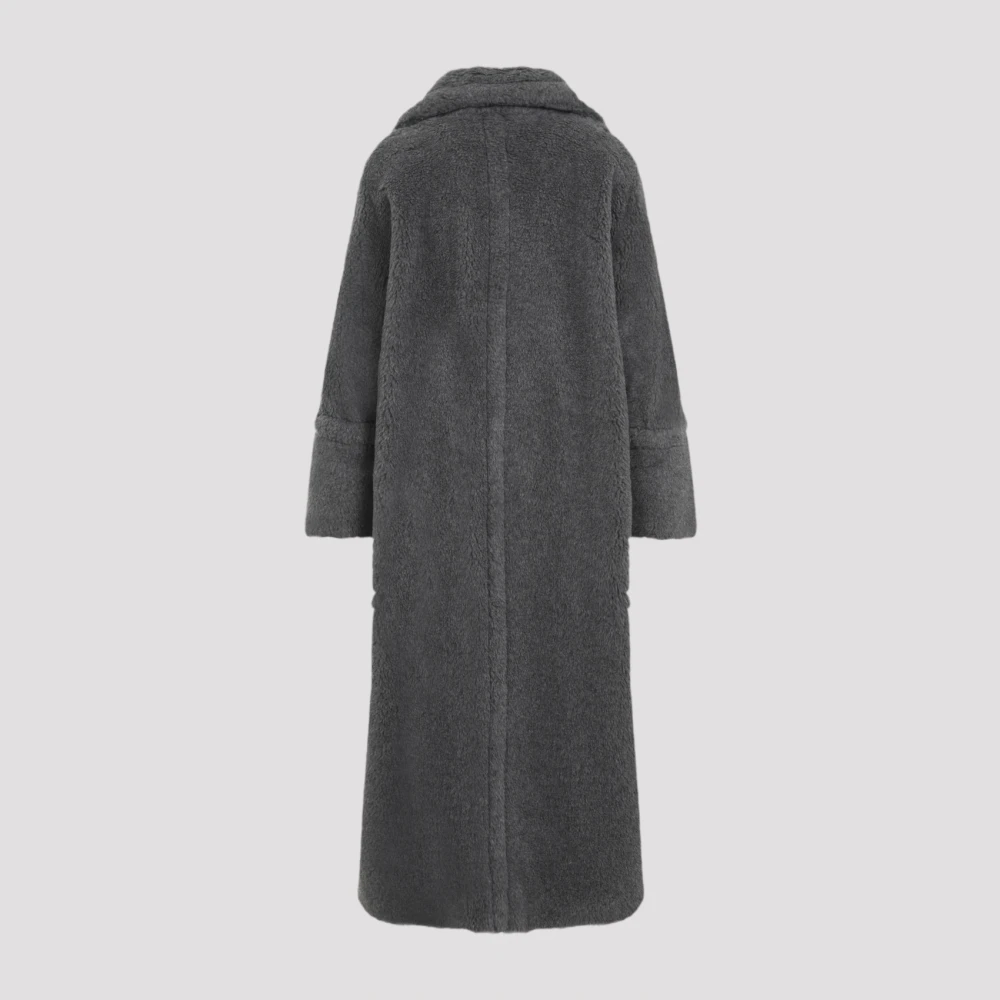 Max Mara Oversized wollen Teddy Kadiak jas Gray Dames