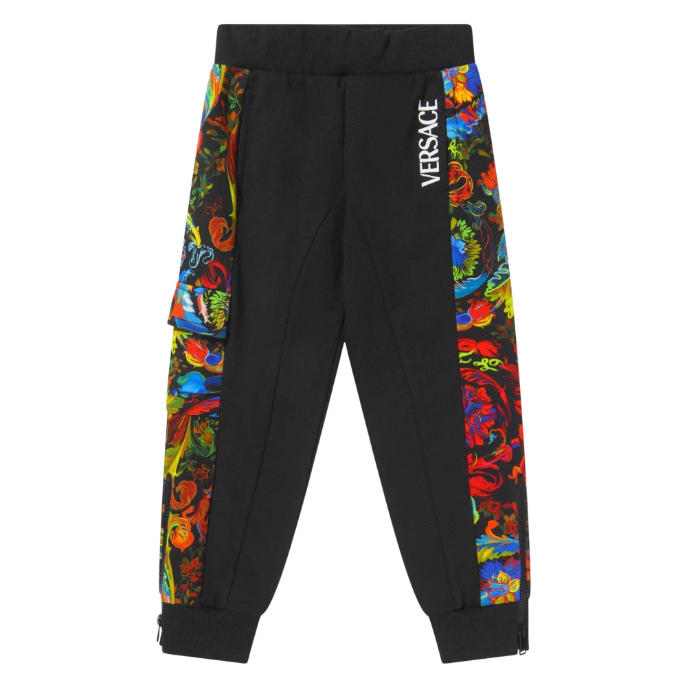 Versace Boys Multicolor Kaleidoscopic Barocco Joggers - Sweatpants - 8 Y - Kids