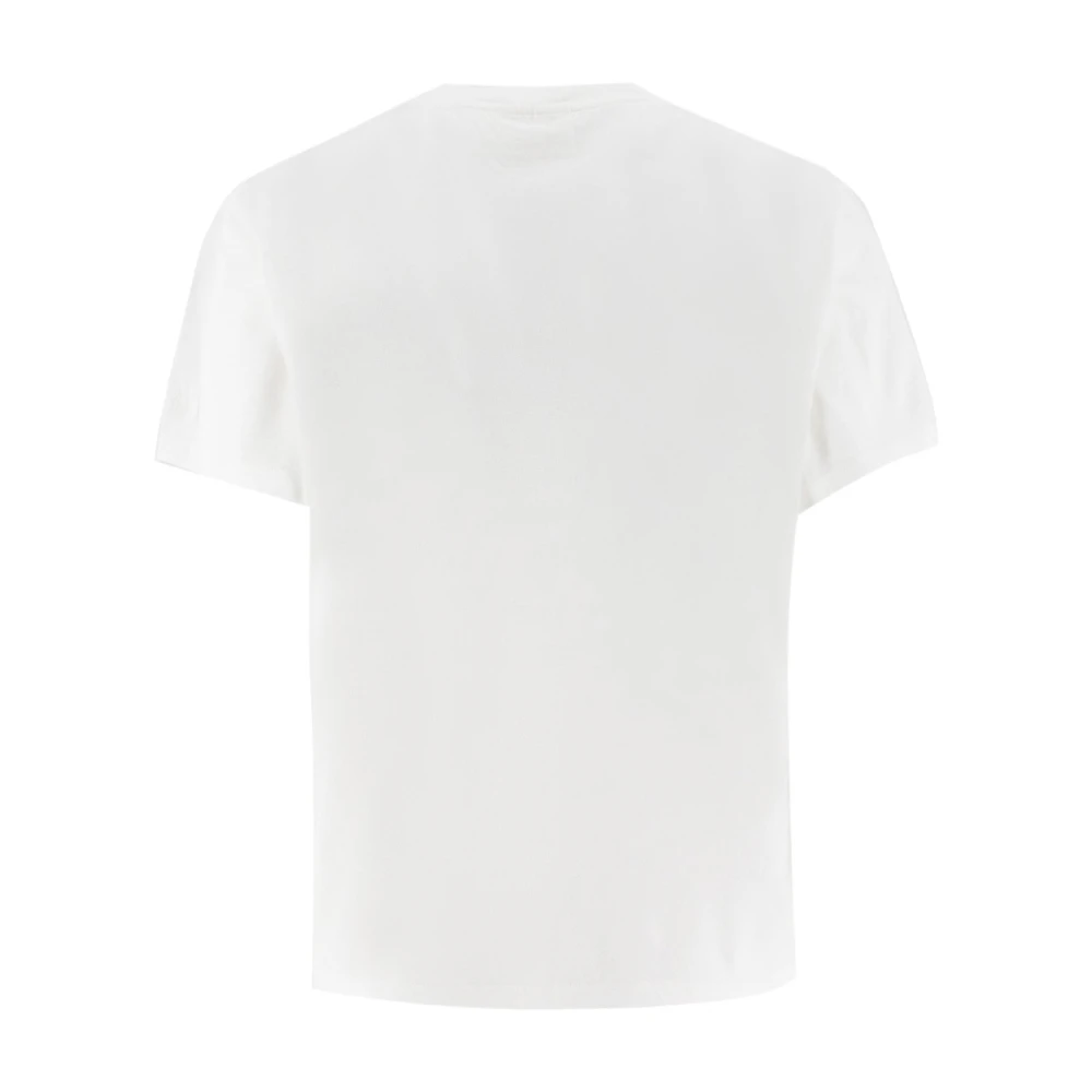 MC2 Saint Barth Geborduurde Crew Neck T-shirt White Dames