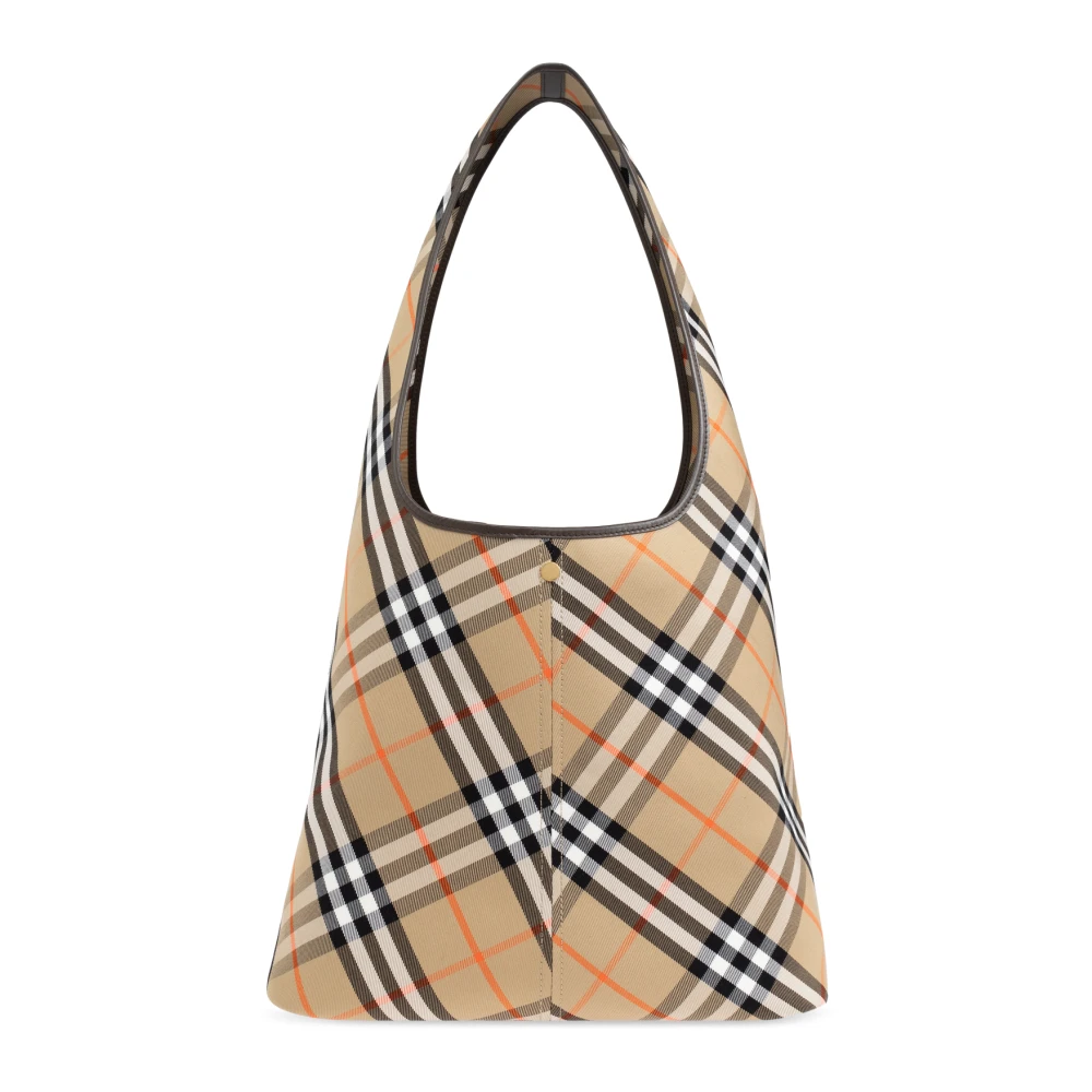 Burberry Geruite Patroon Schoudertas Multicolor Dames
