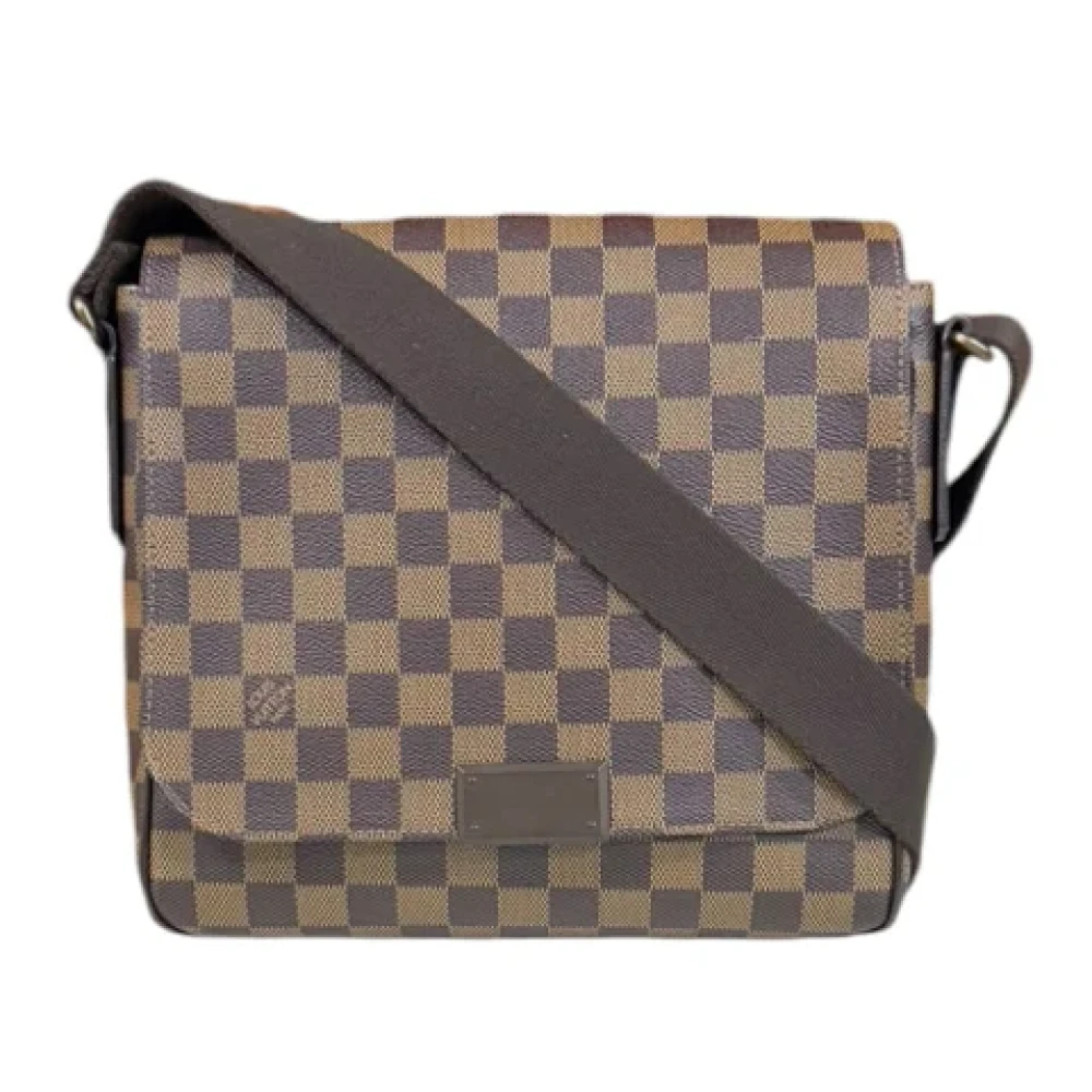 Louis Vuitton Vintage Pre-owned Canvas shoulder-bags Brown Heren