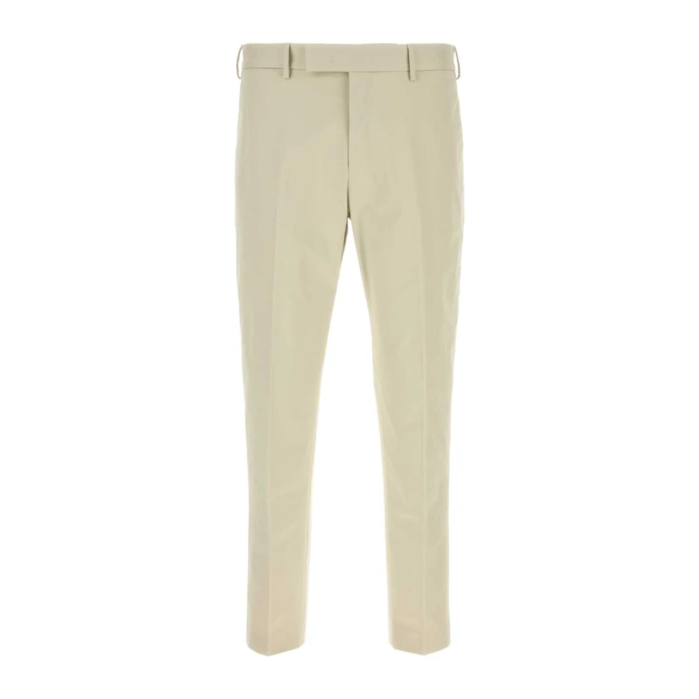 PT Torino Stretch wollen broek in zand Beige Heren
