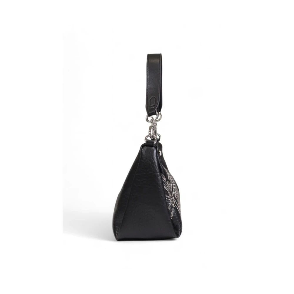 Desigual Zwarte Polyethyleen Handtas Herfst Winter Collectie Black Dames